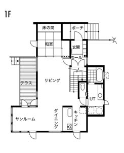 １階間取り